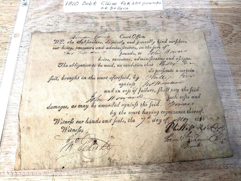 1810 Debt Claim ($200)