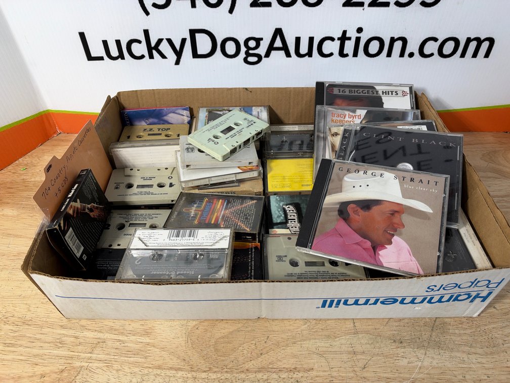70 +/- Country/Pop Cassettes + CDs