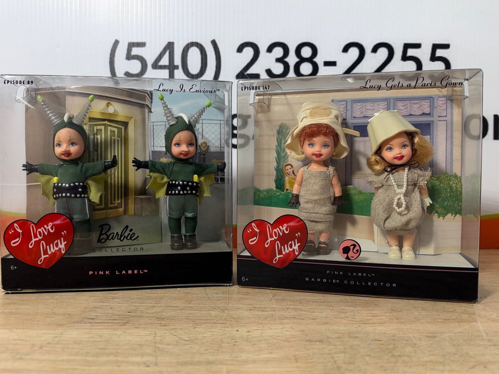 Mattel Barbie Collector I Love Lucy Kelly Doll Sets