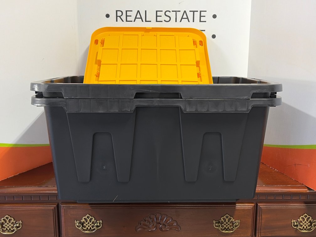 (2) Sam's West, Inc. 27-Gallon Heavy Duty Storage Totes