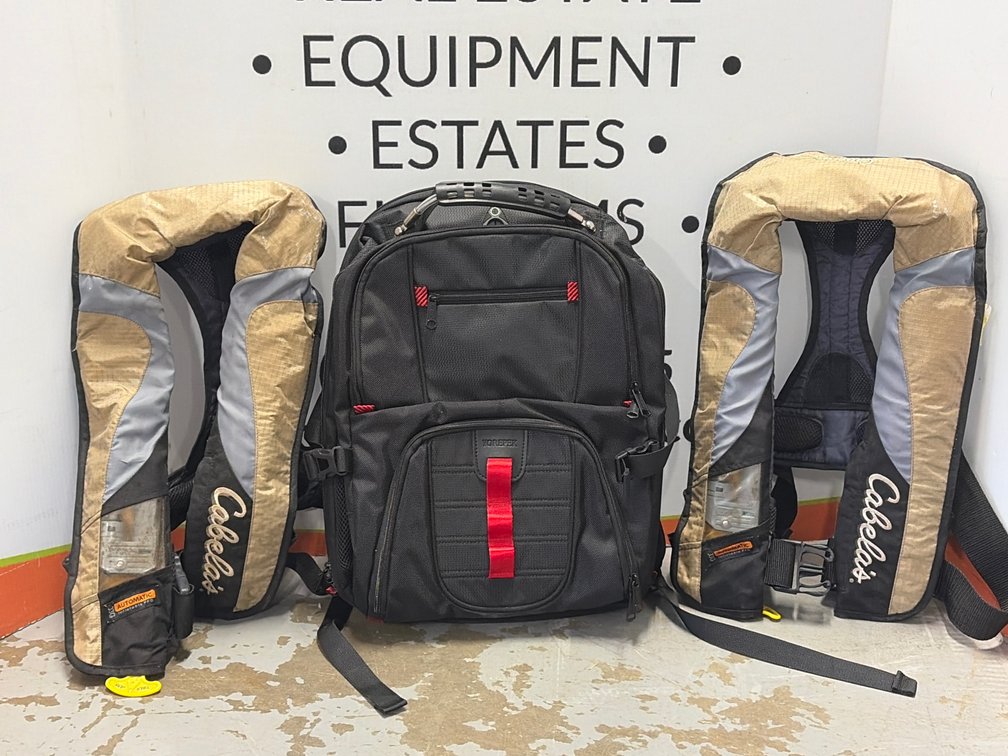 Automatic Inflatable PFD Life Jackets and Backpack