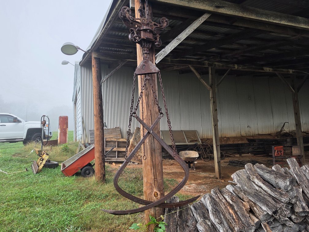 Antique Barn Hay Trolley