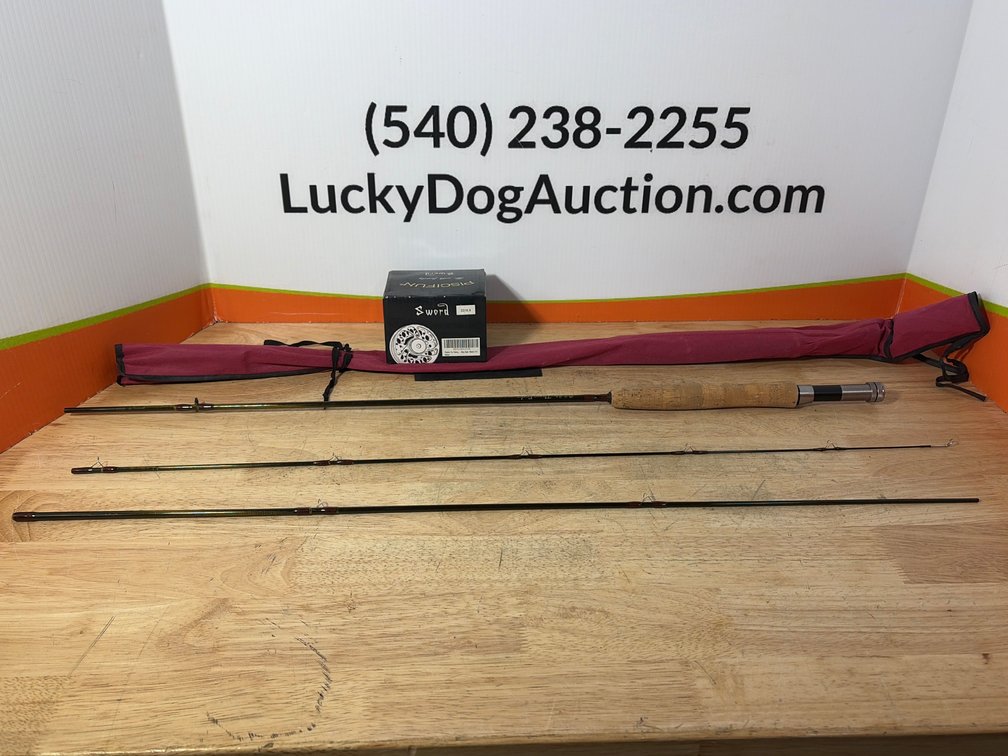 Three-Piece Fly Fishing Rod and Fly Reel