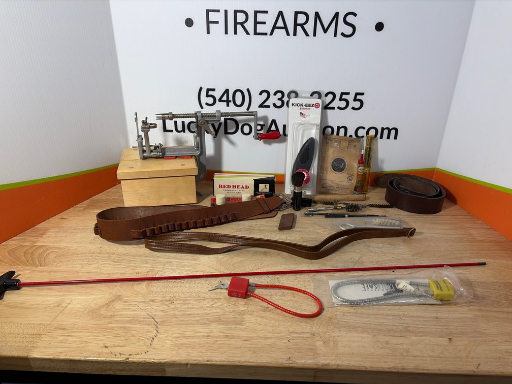 Shooting Accessories, Gun Cleaning Supplies, and Apple Peeler
