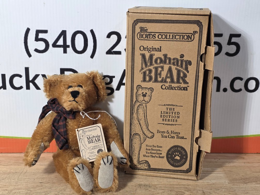Boyds Bear Mohair Bear w/ Box