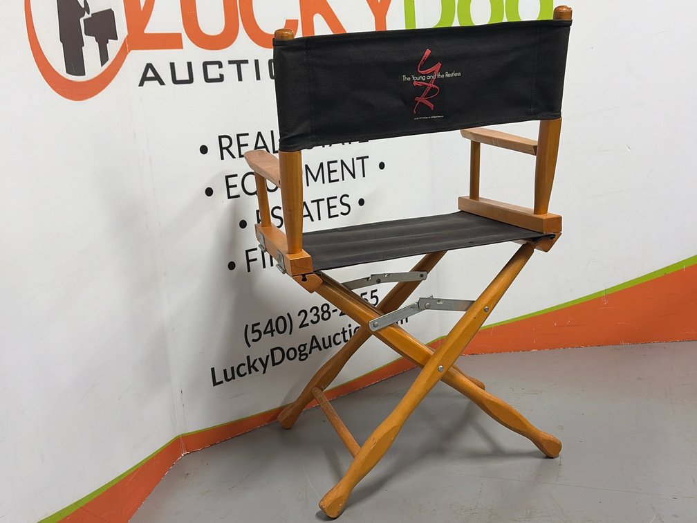 The Young and the Restless Wooden Folding Director's Chair