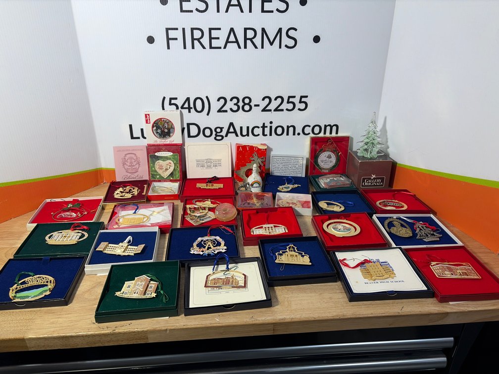 Pierced Metal Commemorative and Holiday Ornaments