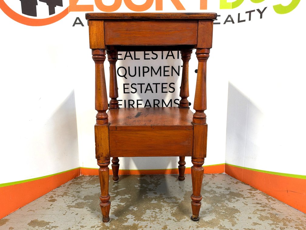 Two-Tier Country English Wash Stand - 30” H x 16.5 W x 16.5” D