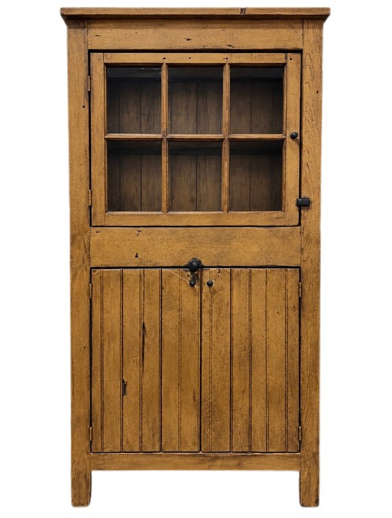 Primitive Cupboard - 72” H x 34.5 L x 16” D -  Handmade from Old Wood Pennsylvania