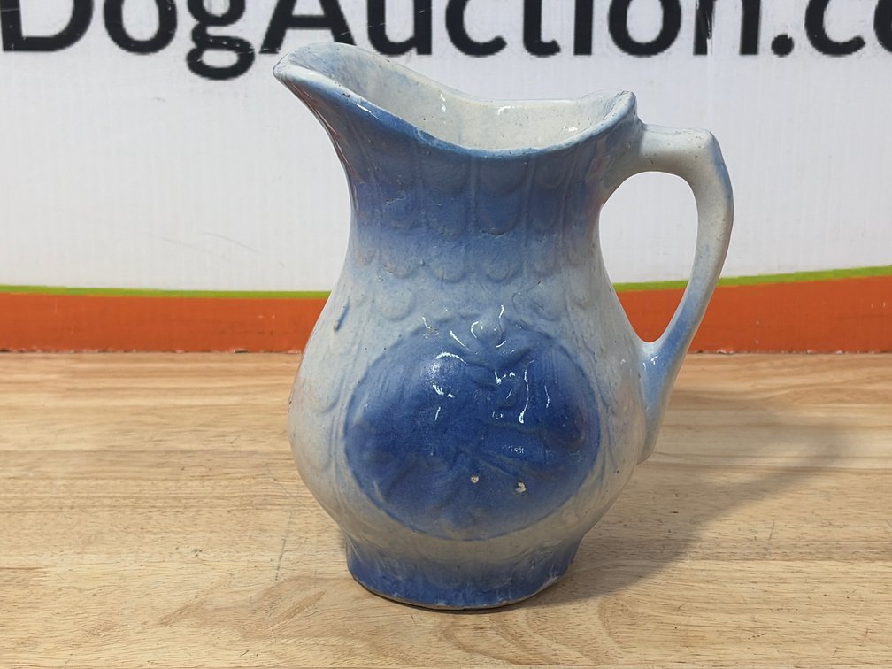 Salt Glaze Water Pitcher (Rose Pattern)