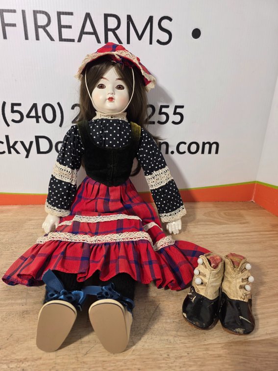 German Doll - Antique Baby Shoes
