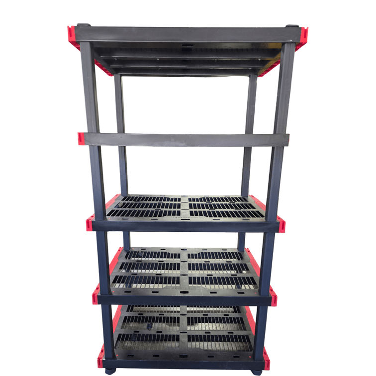 Craftsman Heavy Duty Plastic Shelves - Measures 6 Feet Tall x 40" Wide x 2 Feet Deep