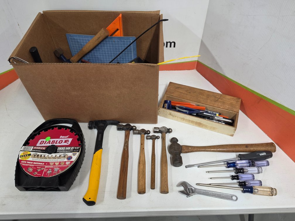 Hammers - Diablo Saw Blades - Craftsman Screwdrivers - Various Tools
