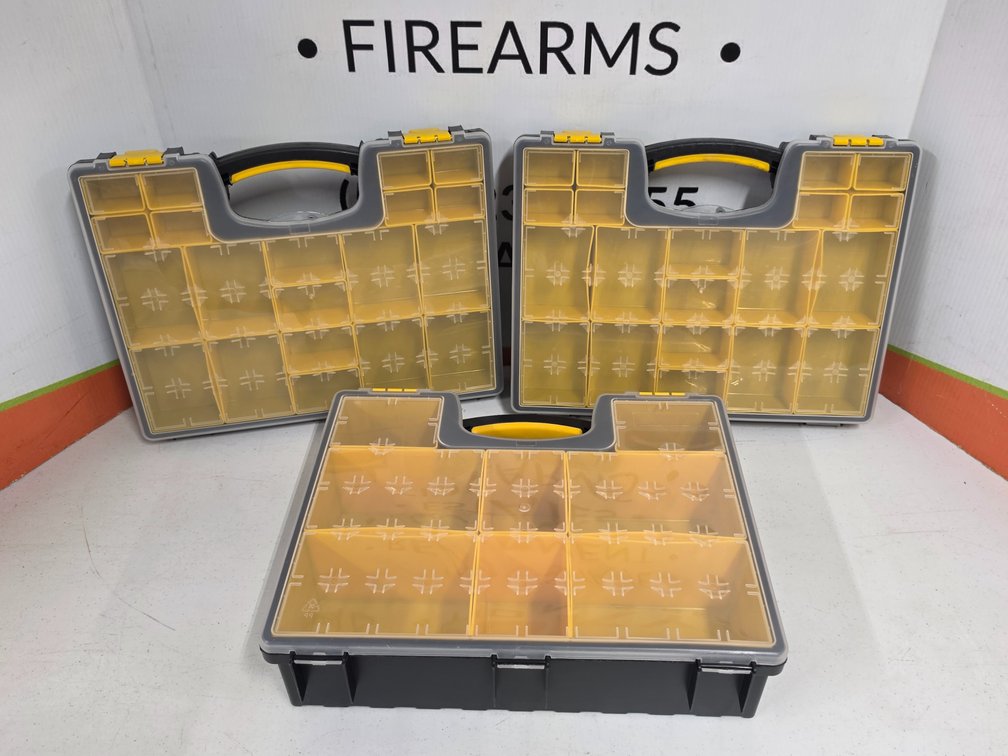 (3) Plastic Storage Organizers