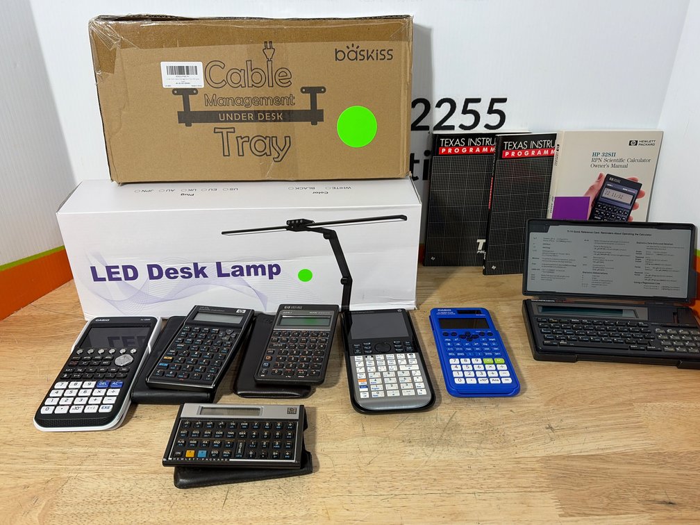 Scientific and Graphing Calculators, LED Desk Lamp, and More