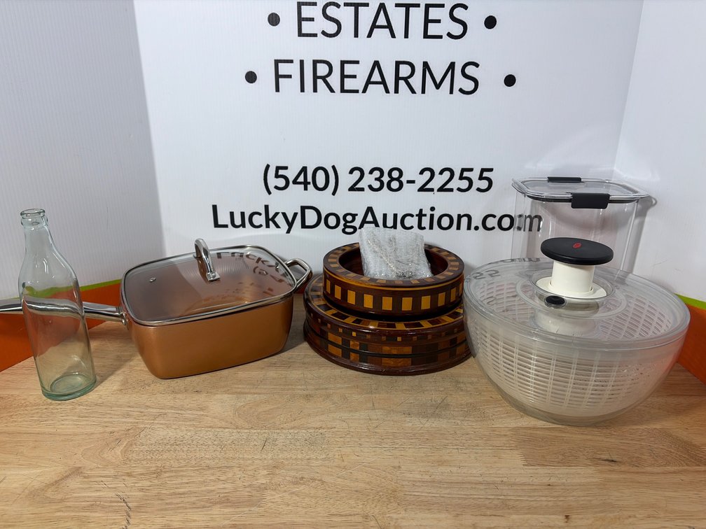 Square Deep Pan, Food Storage, and Nut Bowles with Nut Crackers