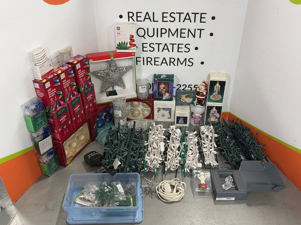 Christmas Ornaments, String Lights, and Holiday Decorations