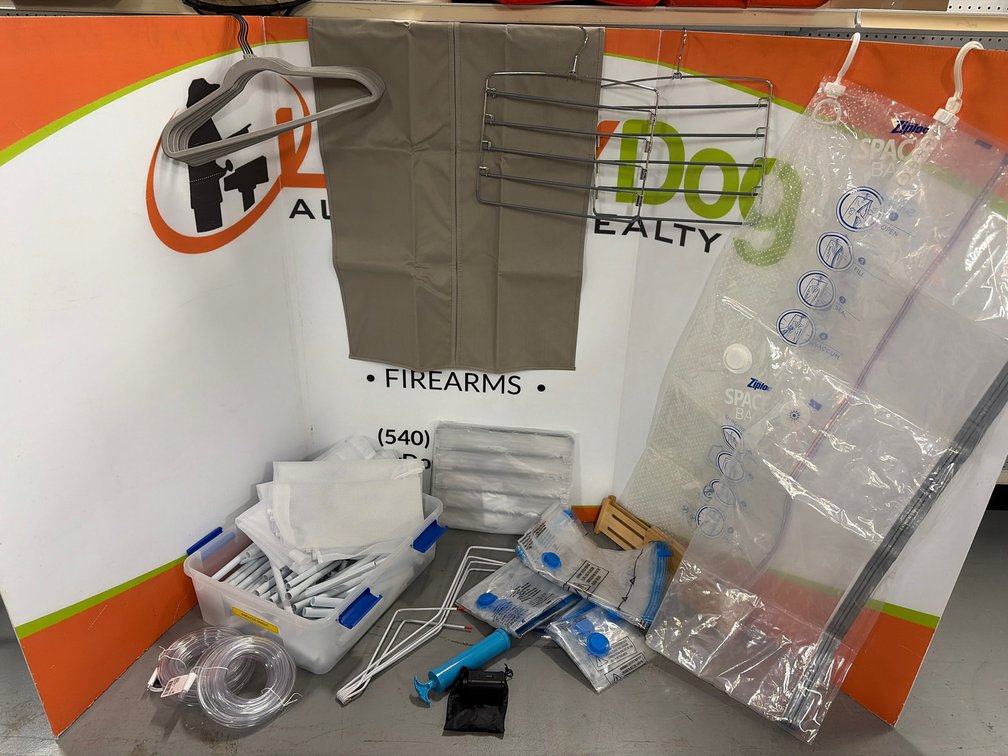 Clothes Hangers, Vacuum Storage Bags, and Organization Items