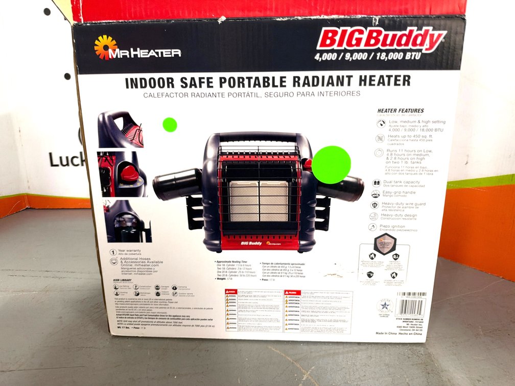 Mr. Heater Big Buddy MH18B Portable Radiant Heater