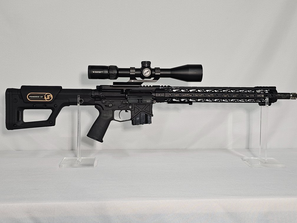 Battle Arms AR-15 - 6.5 Grendel - ODIN Works 15.5 D2Lite Handguard - Strike Industries Charging Handle - Vortex Diamondback Tactical 6-24x50 - Vortex Scope Mount - Serial Number BA001490