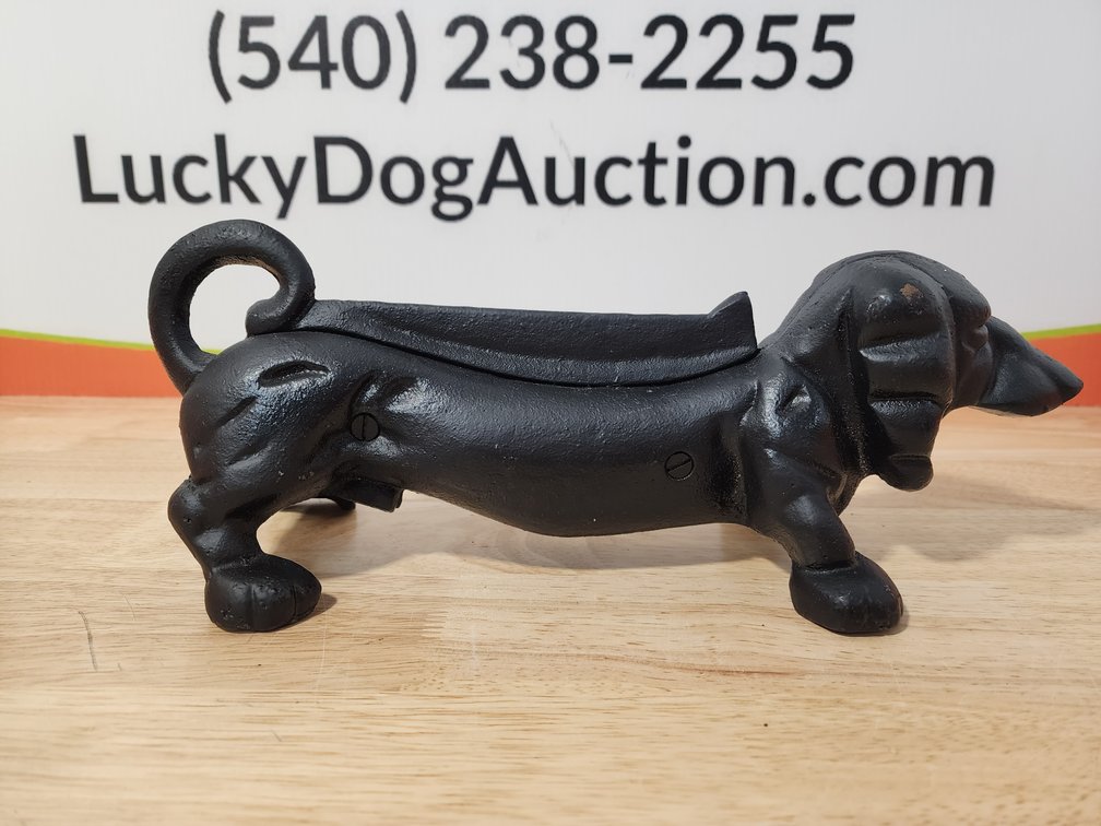 Cast Iron Weiner Dog Boot Scraper 