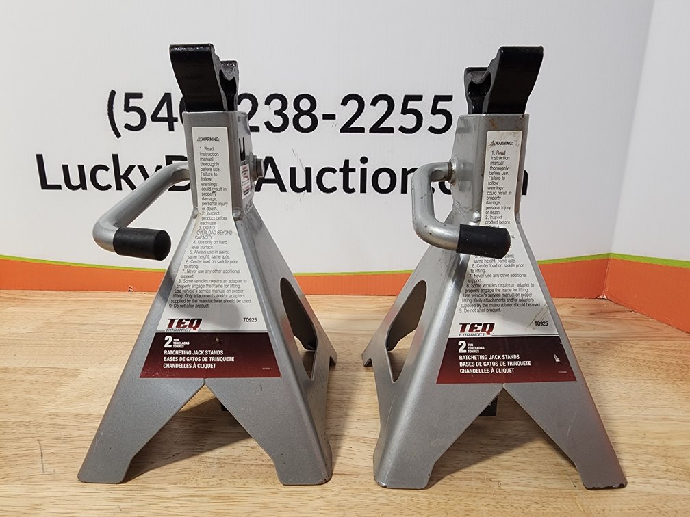 TEQ 2 Ton Ratcheting Jack Stands 