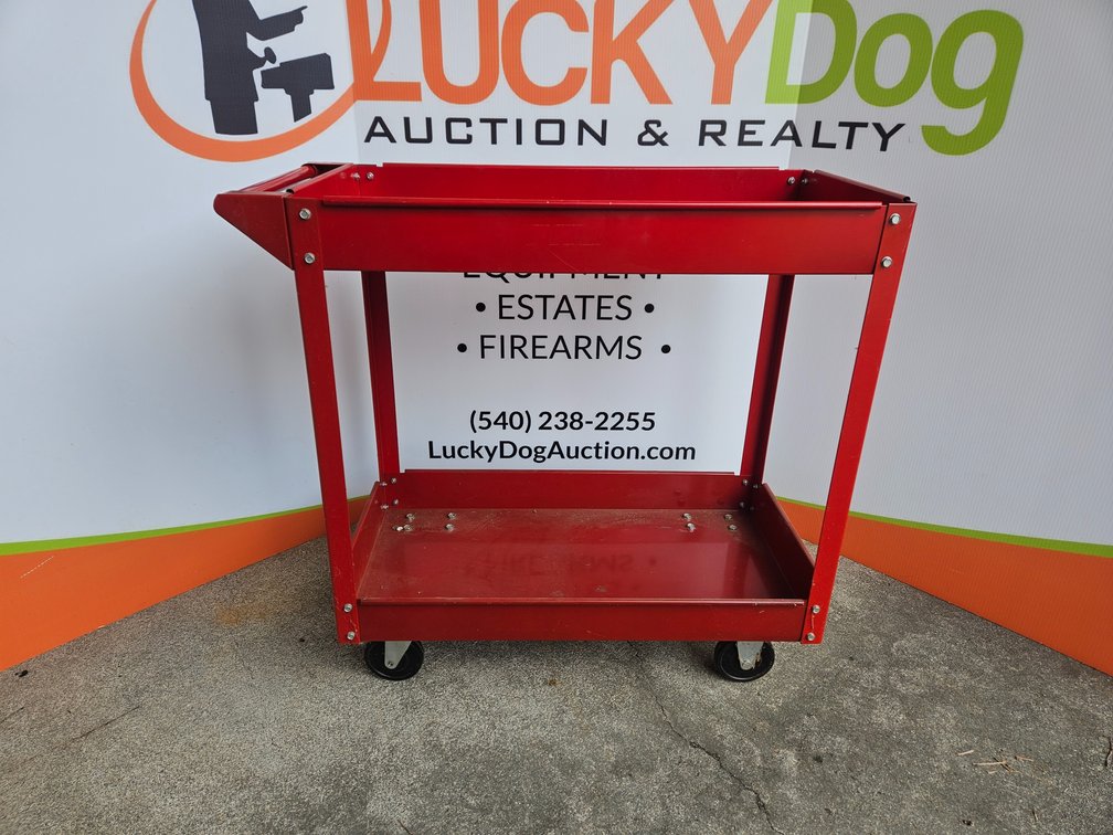 Metal Rolling Tool Cart - Measures 31" Tall × 33" Wide × 16" Deep +