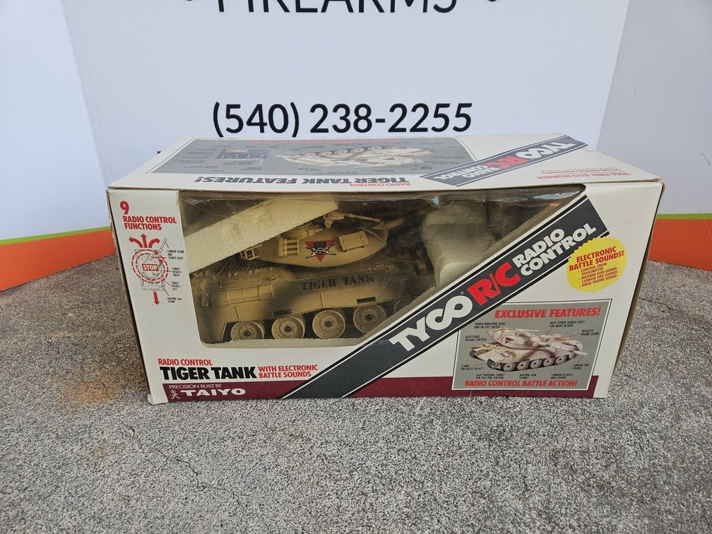 Tyco R/C Tiger Tank W/Original Box 