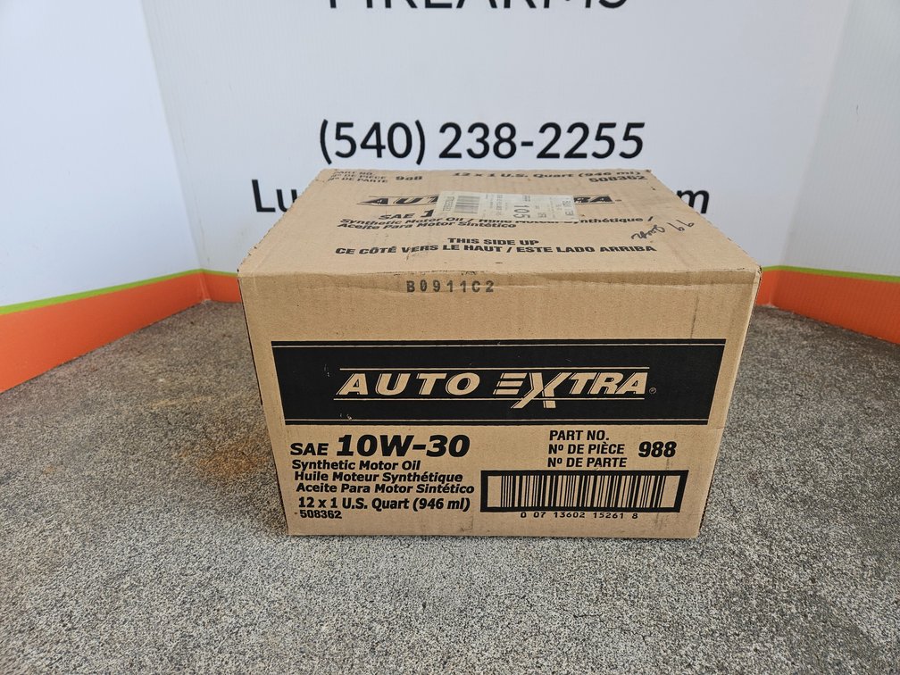 Auto Extra SAE 10W-30 Synthetic Motor Oil (12 Quarts)