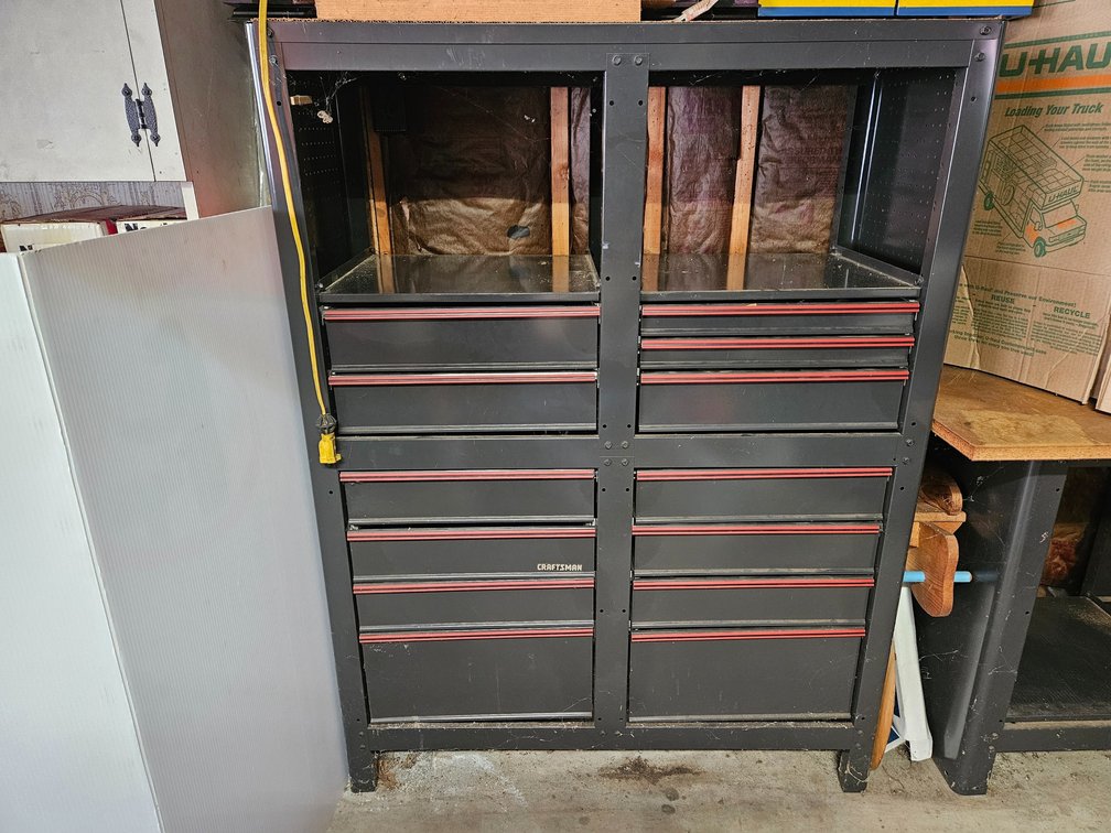 Craftsman Metal Storage/Toolbox 58"×43.5"×18" W/Contents - Metal Cabinets W/Contents and More