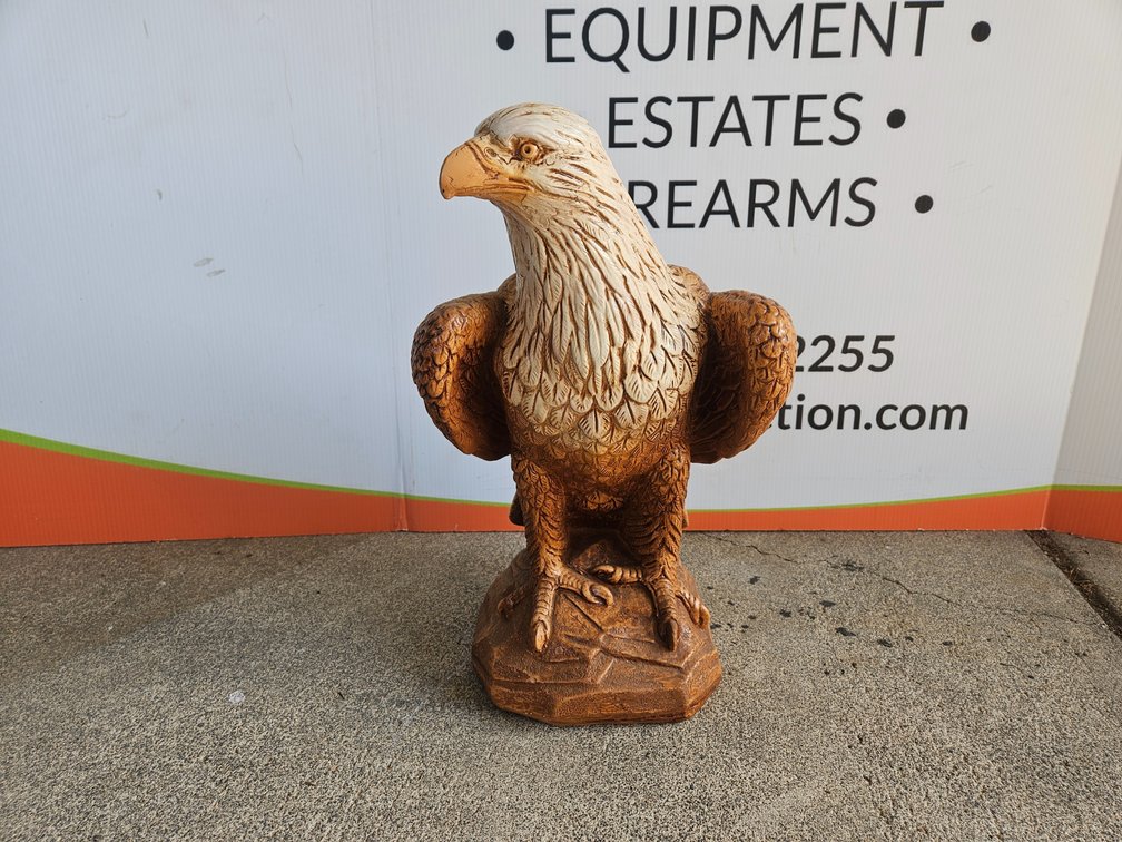Bald Eagle Figurine - Measures 18.5" Tall × 10.5" Wide × 12" Deep