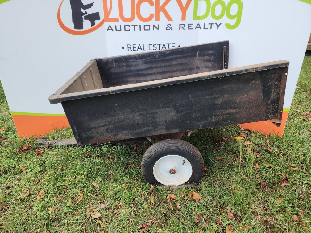 Pull Behind Lawnmower Yard Cart