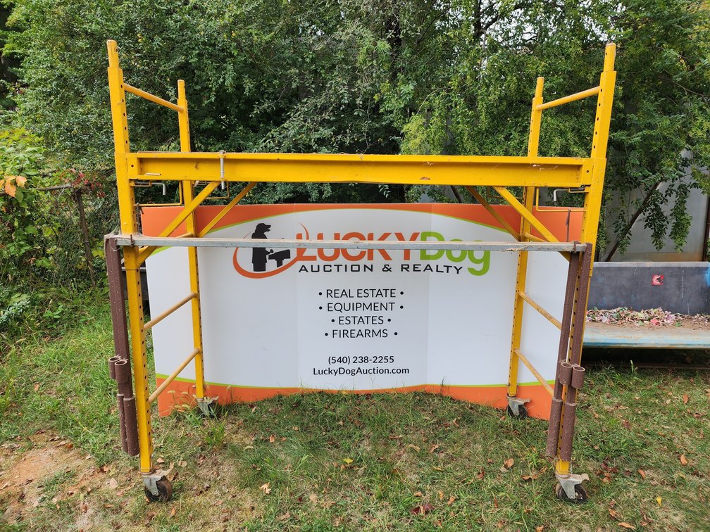 Scaffolding Section Measures 74" Tall x 73.5" Wide x 29" Deep