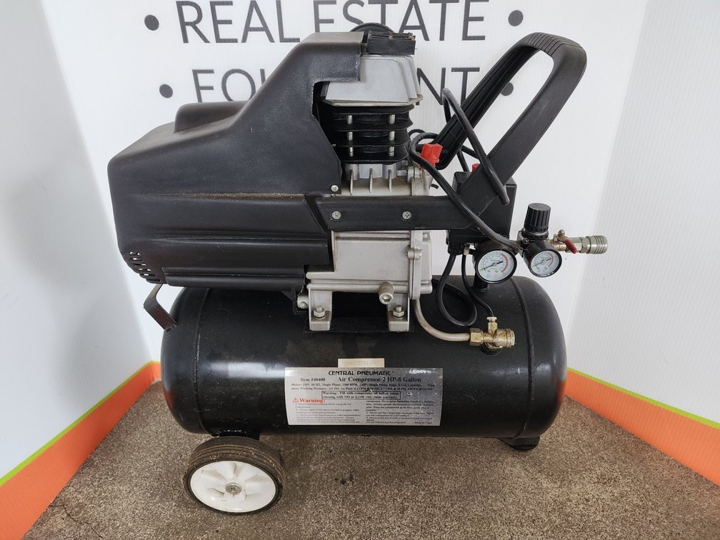 Central Pneumatic 8 Gallon Air Compressor.