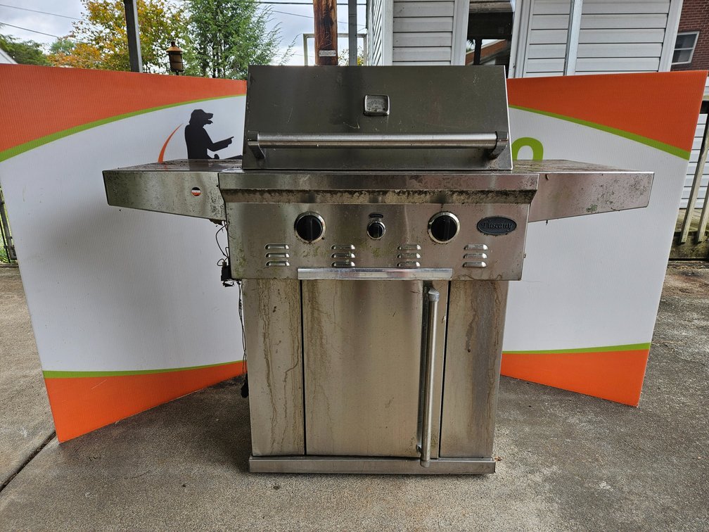 Tuscany Stainless Steel Grill - Measures 48" Tall × 53.5" Wide × 23" Deep