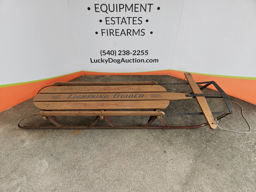 Vintage Lightning Glider Sled