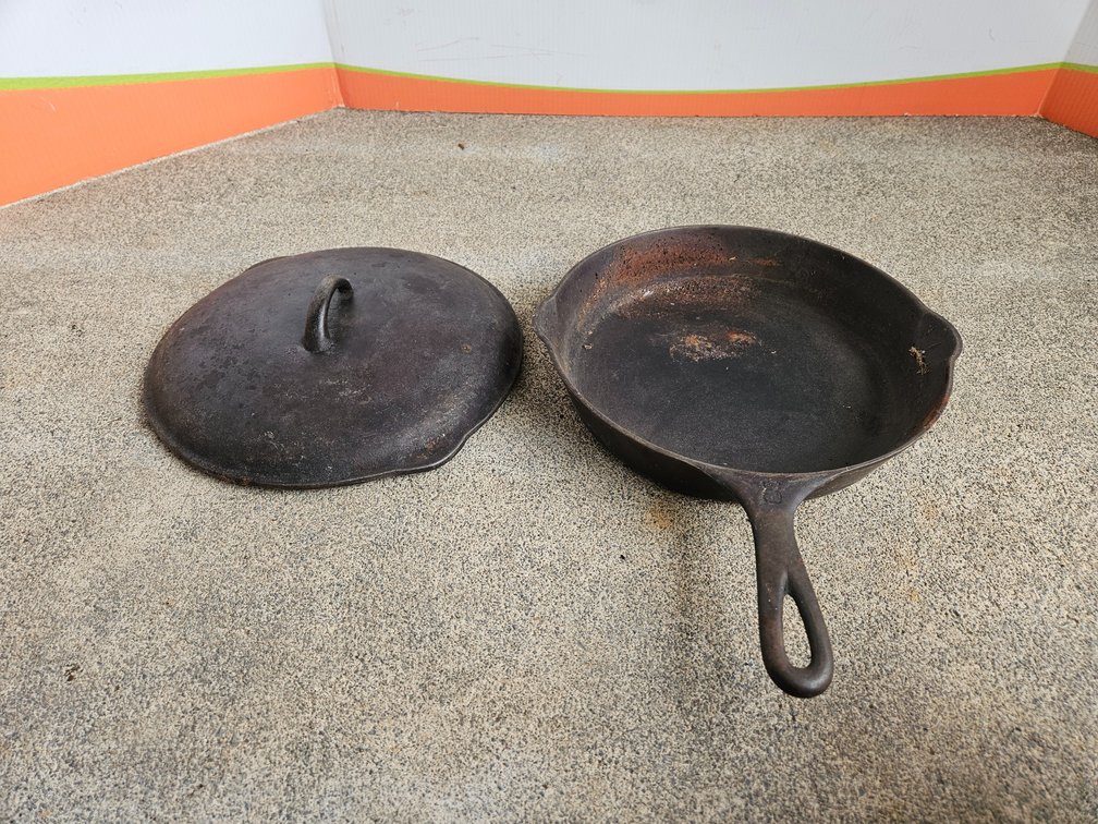 Griswold No8 Skillet 10.5" W/Lid