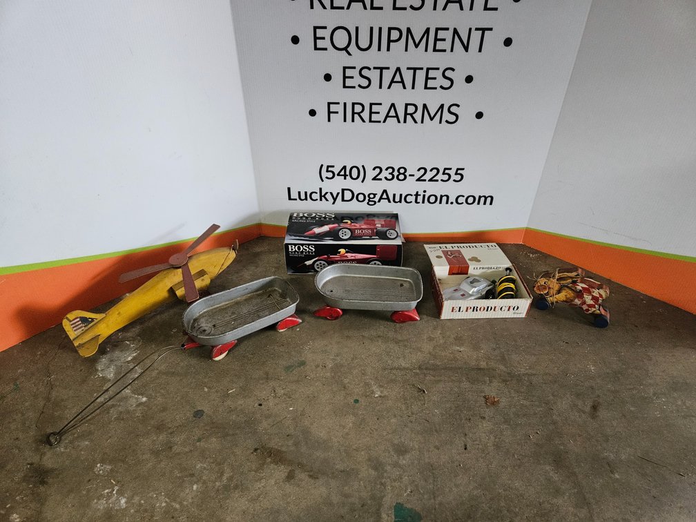 Antique Toy Wagons - Vintage Slot Car - Wooden Toys and More 
