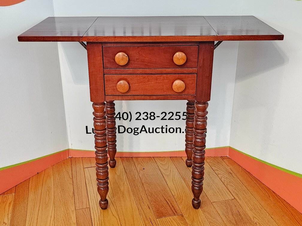 Cherry Dropleaf Side Table - Davis Furniture 