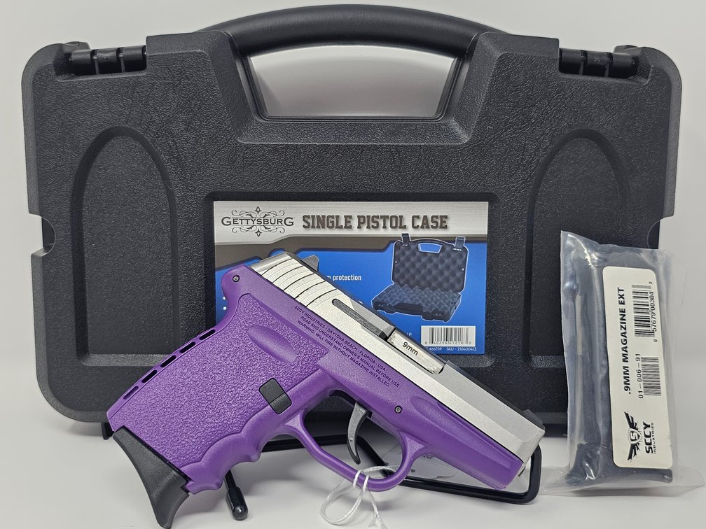 SCCY CPX-2 9MM Semi-Automatic Pistol - 2 Mags - Hard Case Included - Serial Number 545574
