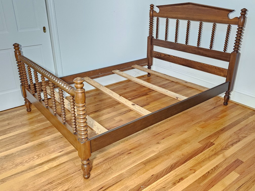 Davis Cabinet Company Full-Size Spool Bed - Measures 47" Tall x 82" Long x 56" Wide