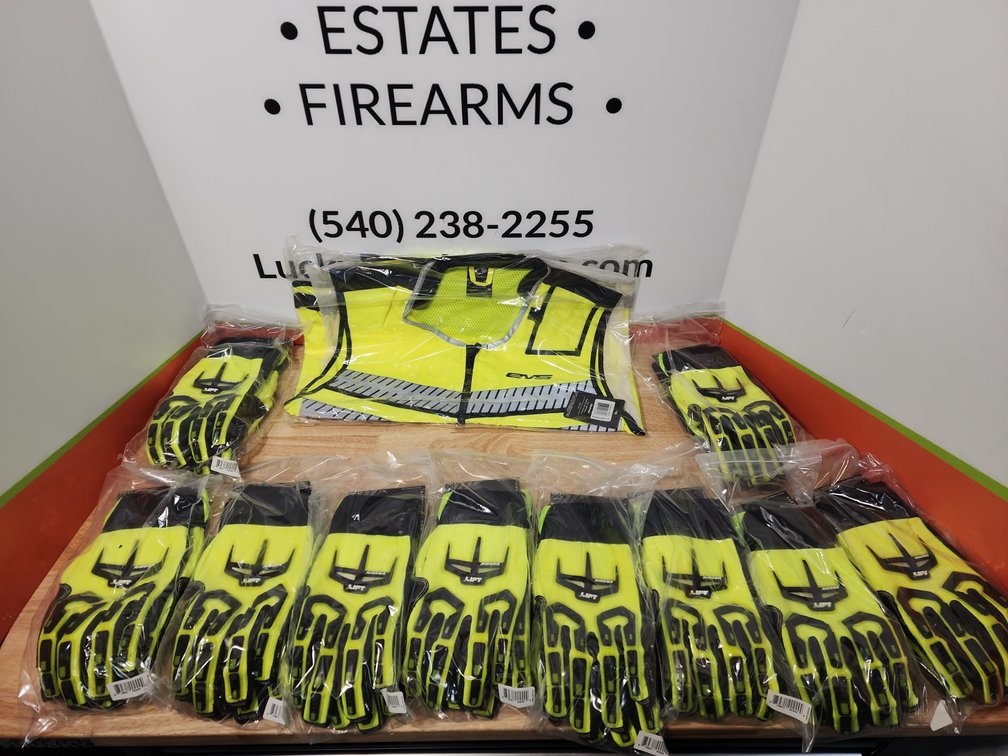 EVS Tourist Vest Size L/XL - Lift Rigger Gloves Size 3XL (10) - All New