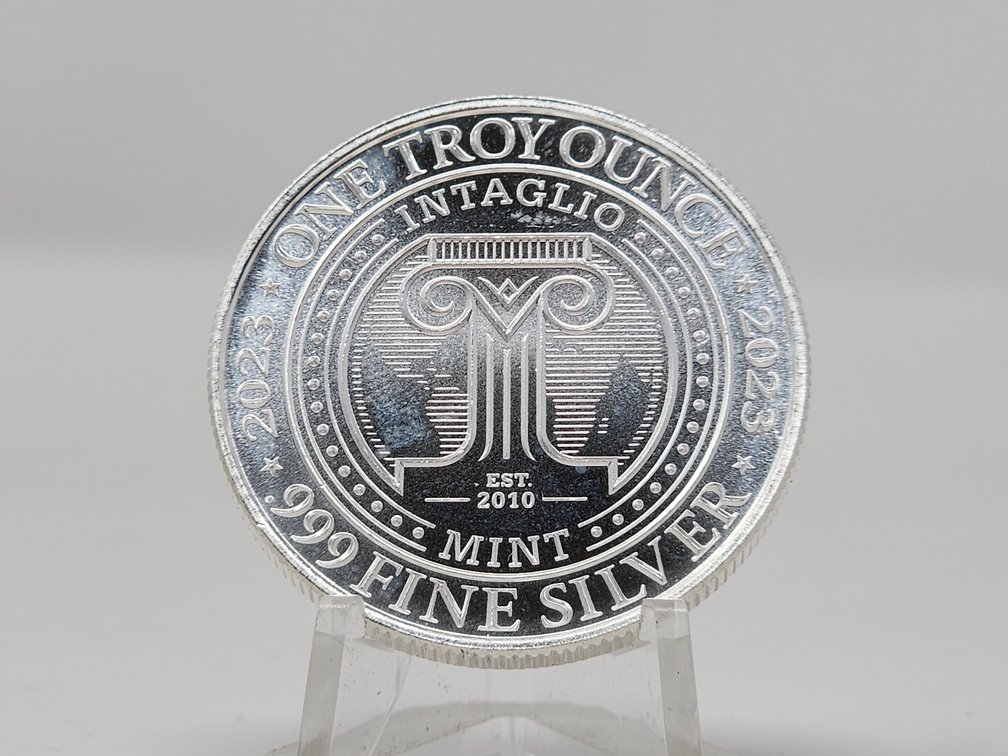Intaglio Mint 2023 .999 One Ounce Silver Round 