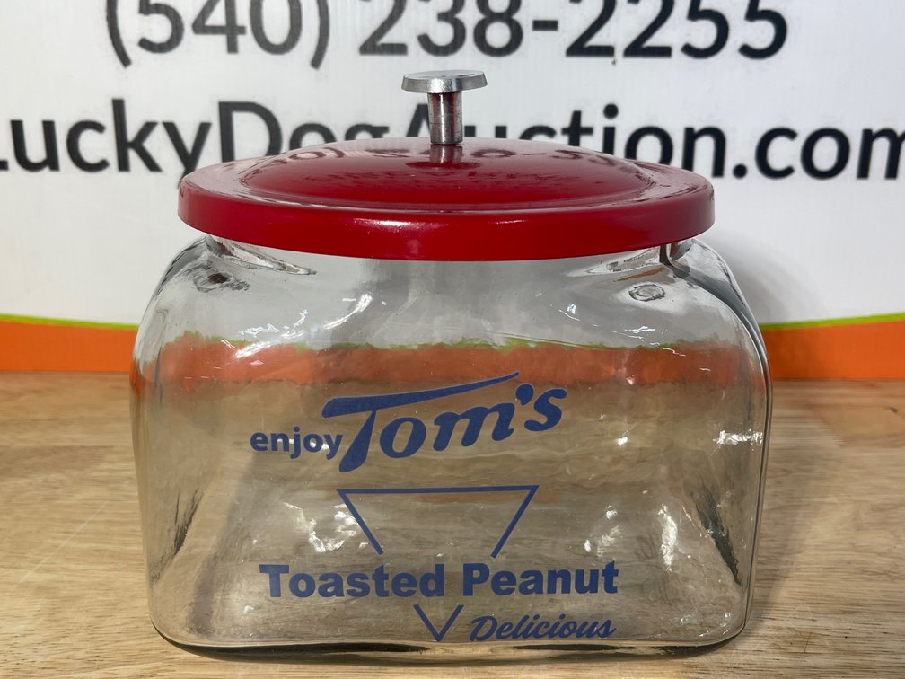 Tom’s Toasted Peanut Jar w/ Lid