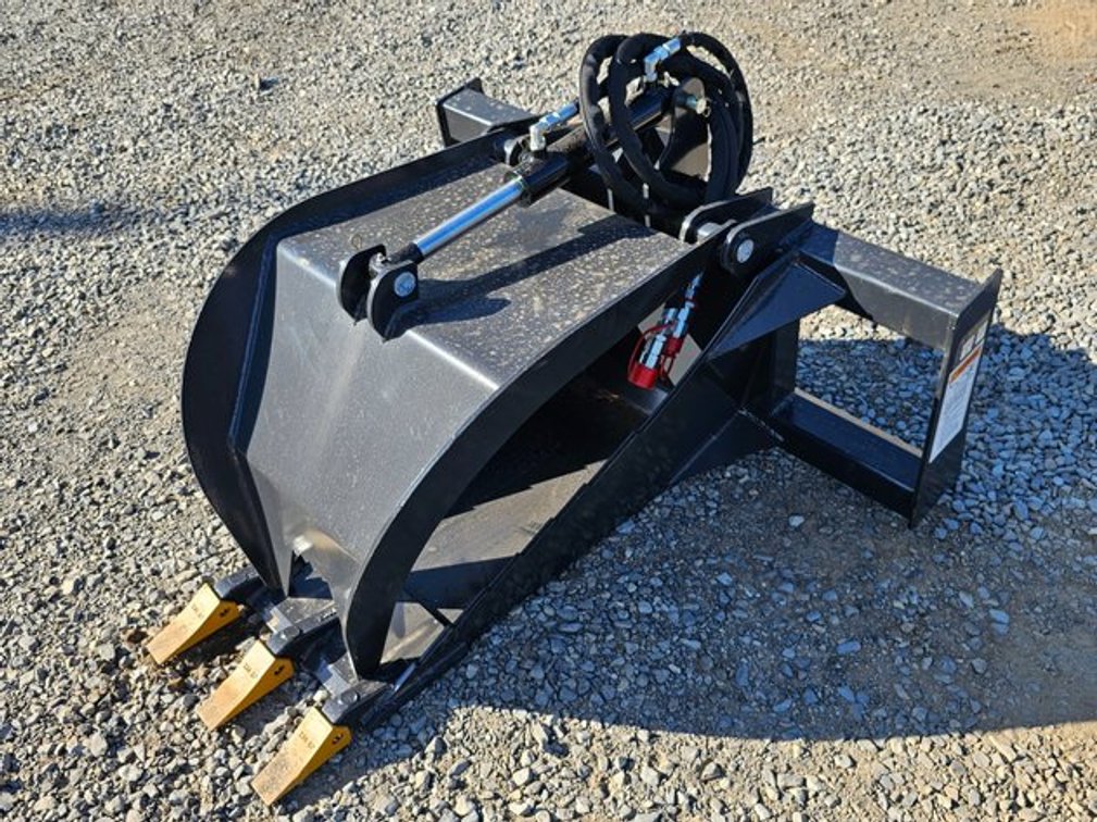 Unused Wolverine Hydraulic Stump Grapple Skid-Steer Quick Attach - SGP-13-46W