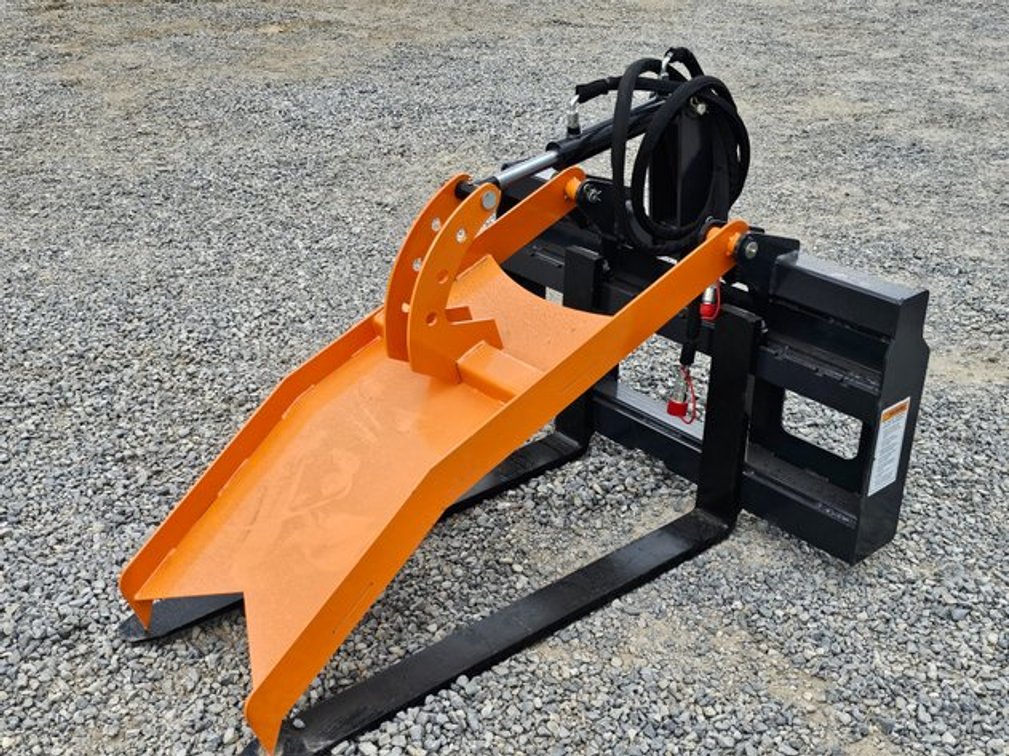 Unused Wolverine Hydraulic Fork Grapple Skid-Steer Quick Attach - FGP-11-3500G