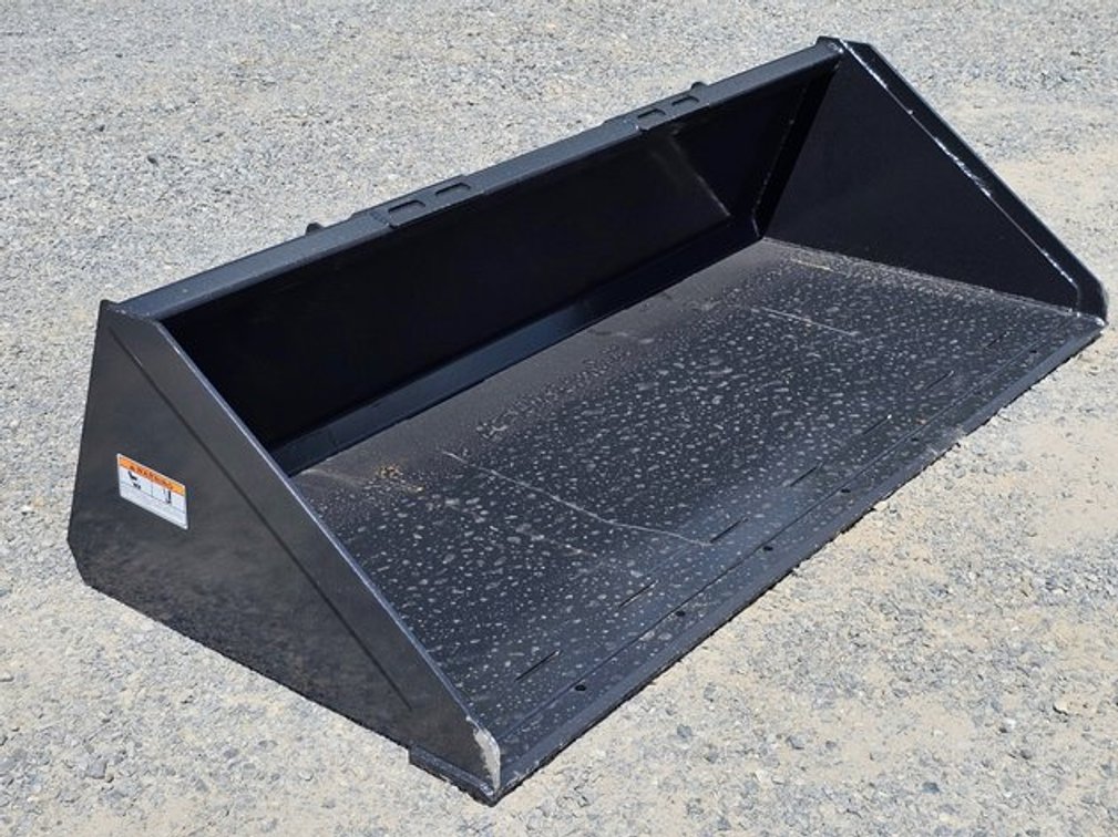 Unused Wolverine 86" Track Duty Bucket Skid-Steer Quick Attach - TDB-11-84W