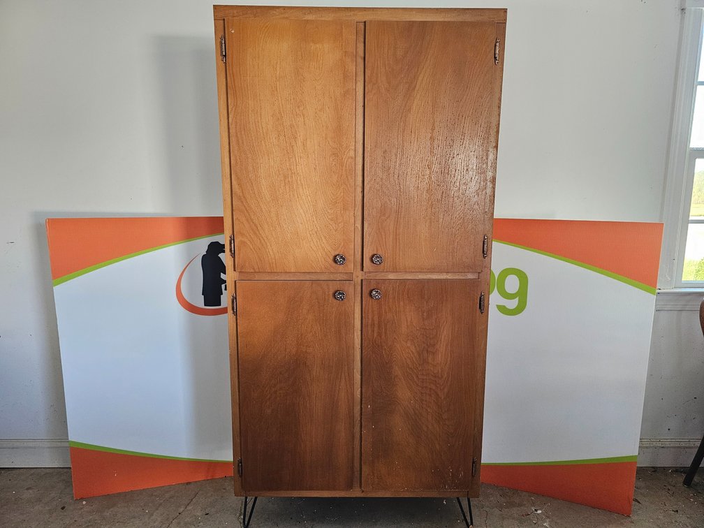 Storage Cabinet - Measures 76" Tall x 37.5" Wide x 12.5" Deep