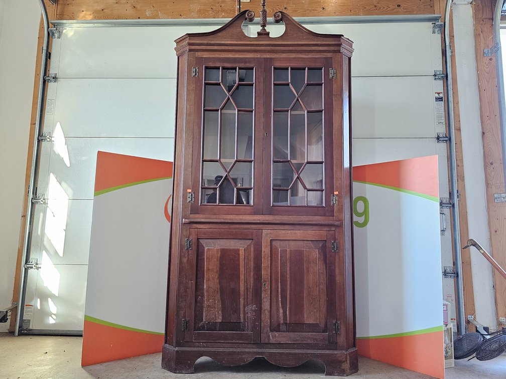 Corner Cabinet - Measures 86" Tall x 42" Wide x 26" Deep