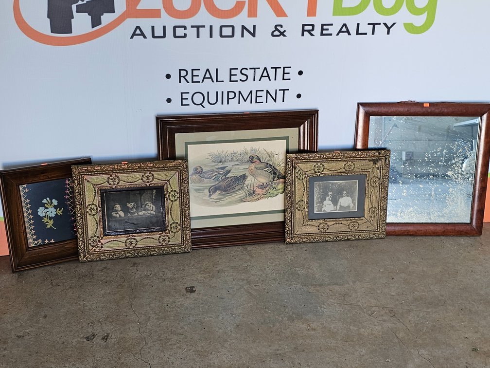 Assorted Frames - Prints - Art - 5 +/- Pieces Included 